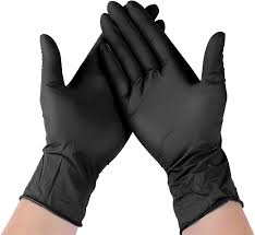 Black Nitrile Examination Gloves